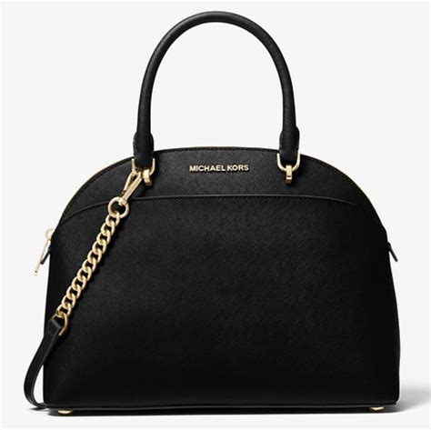 michael kors emmy black|michael kors emmy satchel.